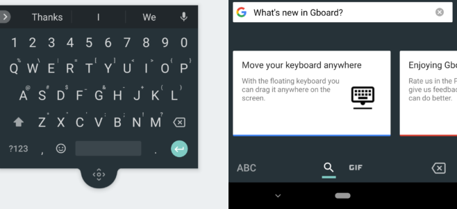 Verze beta klávesnice Google již má plovoucí režim 1602949537 202 Verze beta klavesnice Google jiz ma plovouci rezim