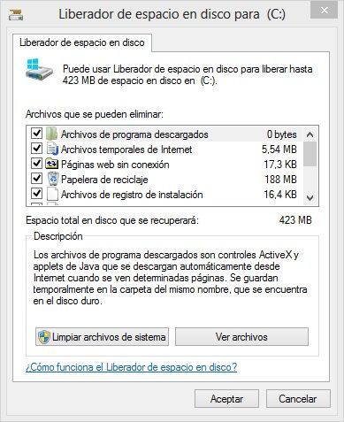 Nástroj pro vyčištění disku systému Windows