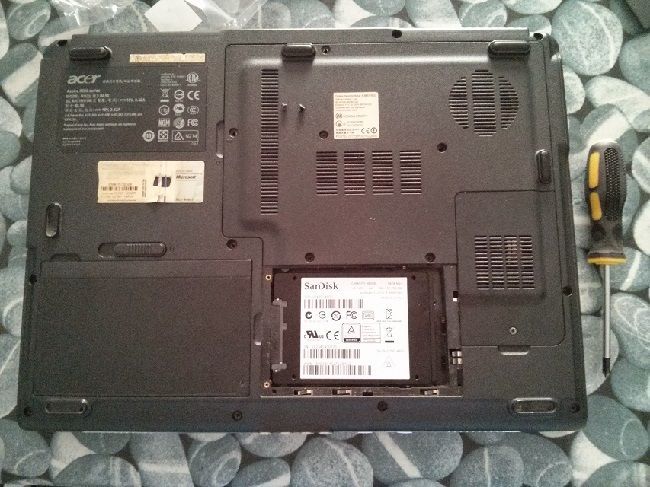 Výměna pevného disku notebooku za SSD