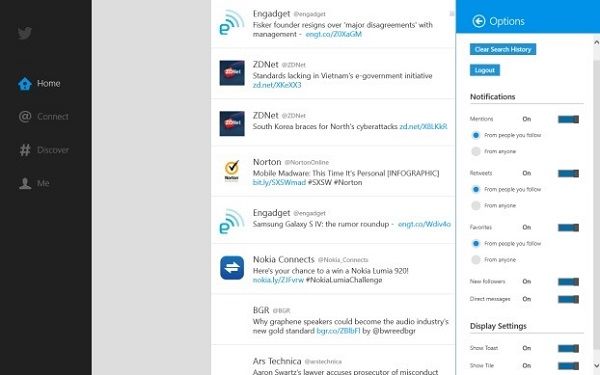 Nainstalujte si Twitter ve Windows 8