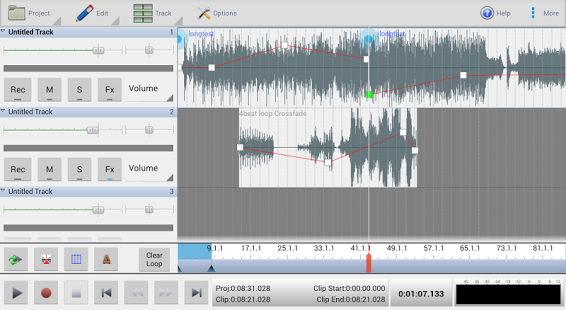 Nejlepší aplikace pro úpravu zvuku v systému Android 17 MixPad Music Mixer Aplikace zdarma