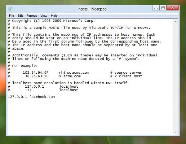 Jak blokovat webové stránky v systému Windows 8
