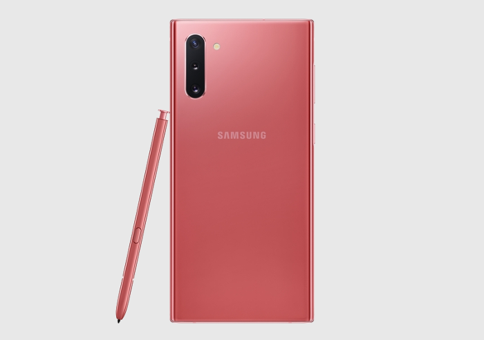 Nové barvy pro Samsung Galaxy Note 10: takto vypadají červené a růžové barvy