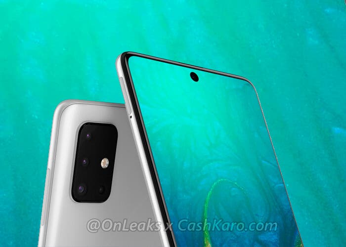 Samsung Galaxy A71 uniká ve vysoce kvalitních obrázcích