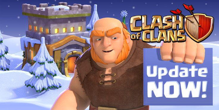 Clash of Clans na Vánoce, aktualizace dorazila