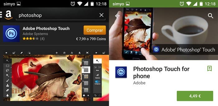 srovnávací photoshop