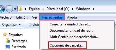 Přípony souborů ve Windows 7