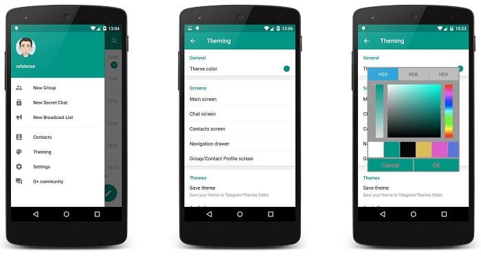 Nejlepší neoficiální klienti pro Telegram pro Android 23 Plus Messenger