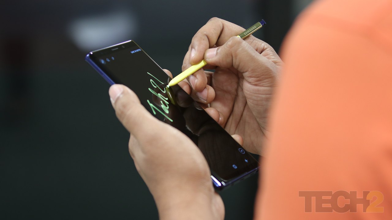 Samsung Galaxy Note 9. Obrázek: Omkar Patne