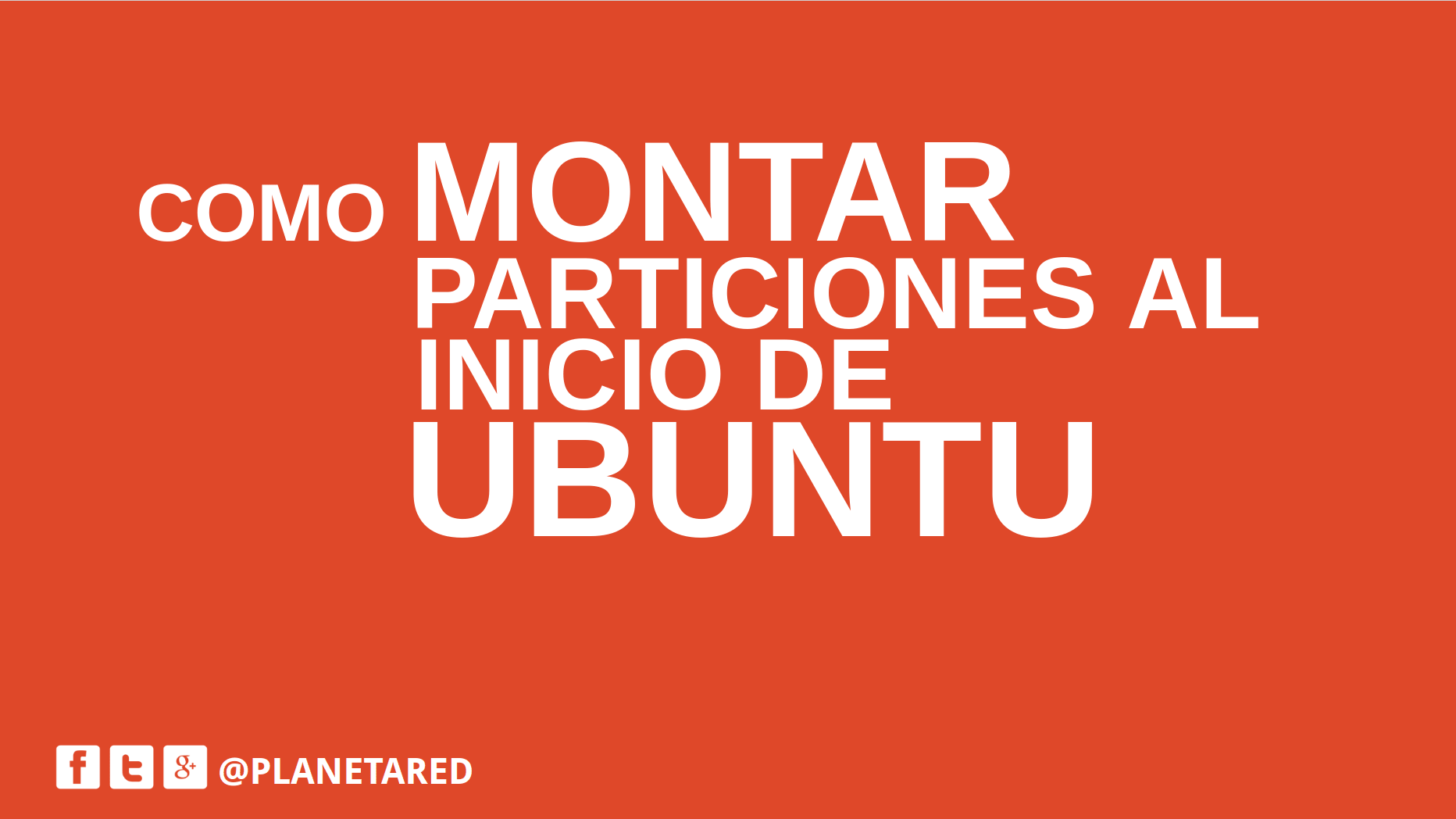Přidejte oddíl při spuštění v Ubuntu