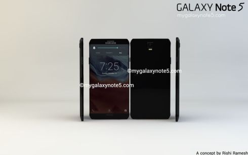 Samsung Galaxy Note 5 udržuje S-Pen v tomto konceptu