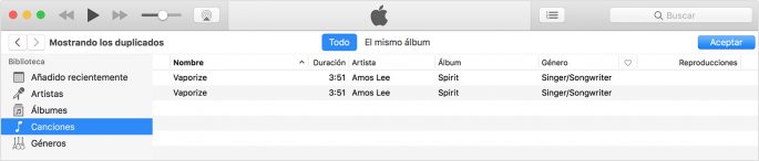 Odstraňte duplicitní soubory iTunes