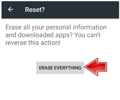 Resetování Wiko View Lite krok za krokem dvěma způsoby 21 Resetujte Wiko View Lite