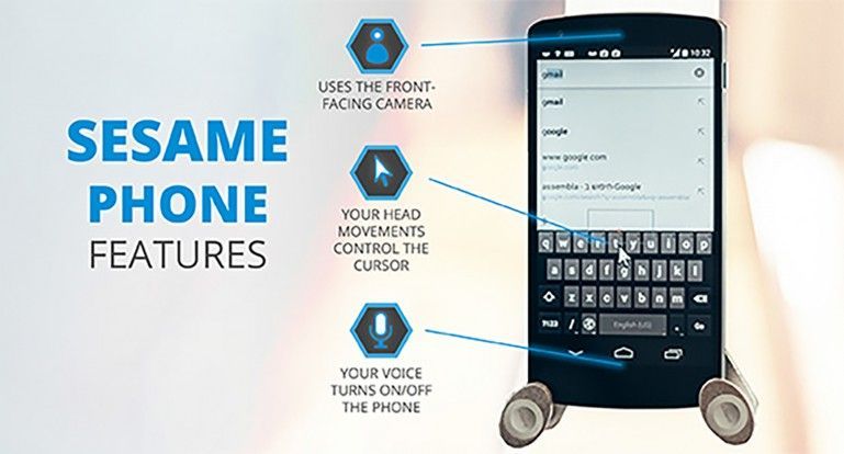 Smartphone Sesame Touch Free, používejte mobilní telefon bez dotyku