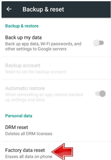 Jak resetovat Wiko View 2 Pro dvěma snadnými způsoby 18 Resetování Wiko View 2 Pro