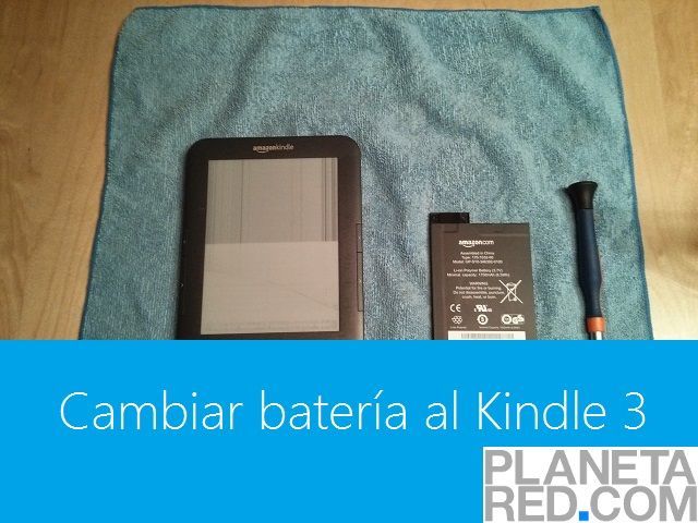 Jak vyměnit baterii v Kindle 3