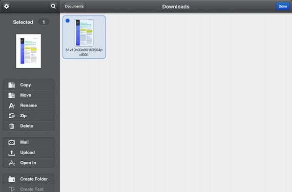 Dokumenty, perfektní aplikace pro správu dokumentů 9 Dokumentace - iPad3