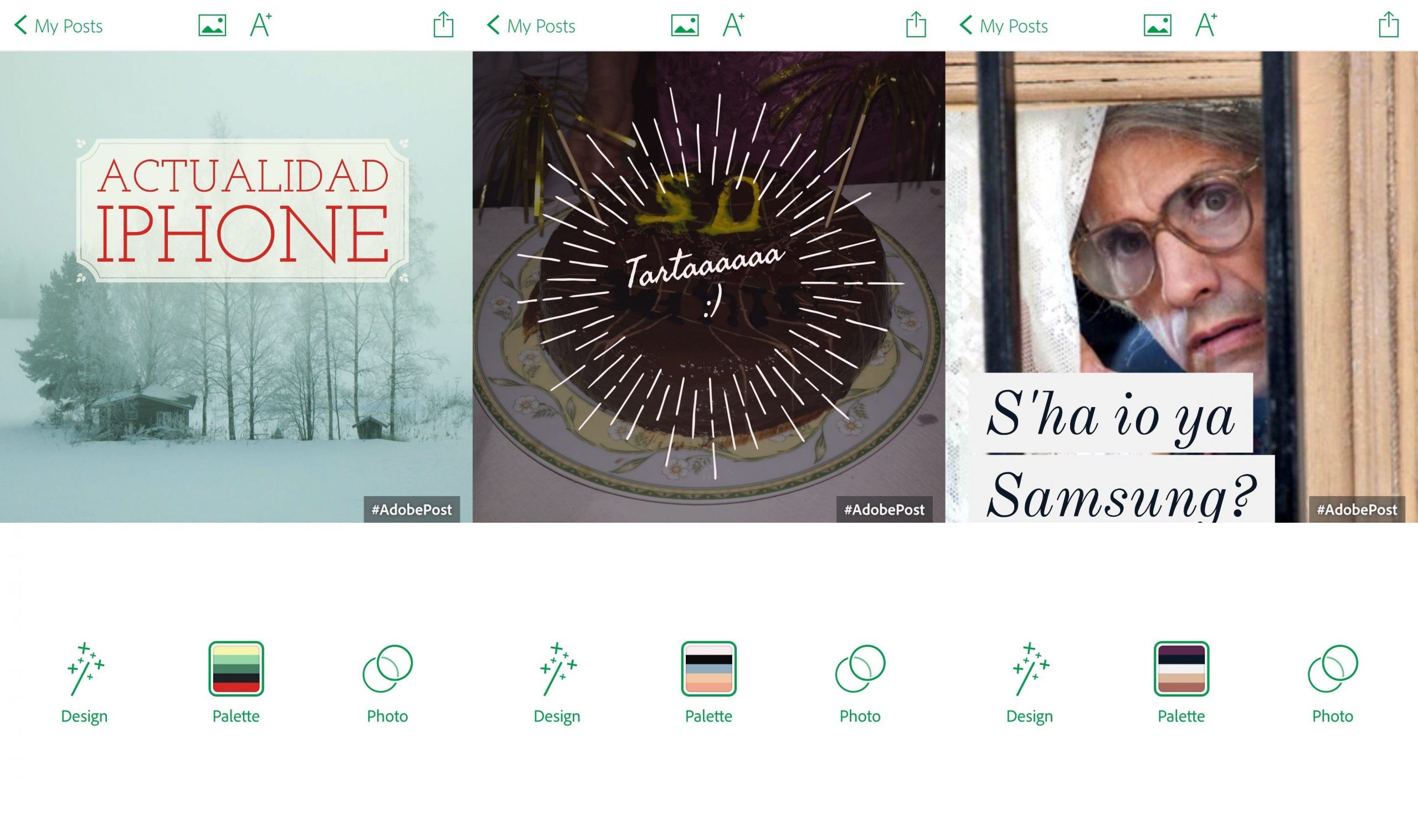 Adobe Posts, nová aplikace pro vytváření sociální grafiky 14 Adobe Posts, nová aplikace pro vytváření sociální grafiky