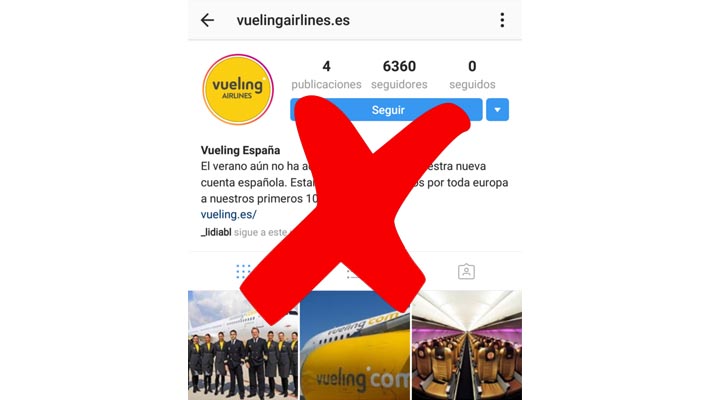 Věnujte pozornost letům "kreslit" Vueling na Instagramu