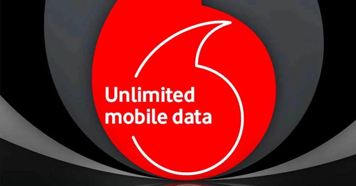 neomezené sazby vodafone