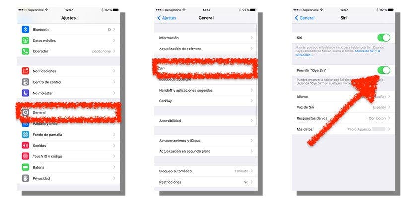 hej aktivuj siri
