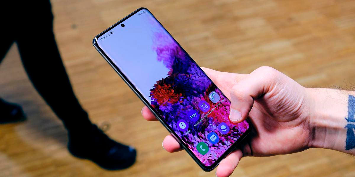 2 obrazovky samsung galaxy s20 ultra