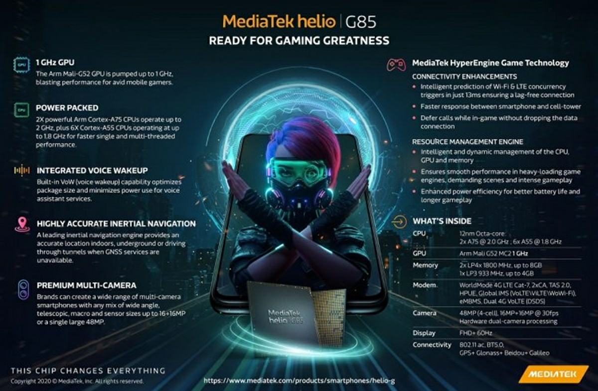 podrobnosti o mediatek helio g85