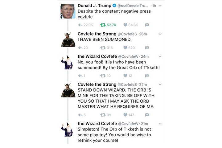 Nejlepší vtipy o "covfefe" Trump na Twitteru 8 Obrázek - & quot; covfefe & quot; o nejlepších vtipech Trumpa na Twitteru
