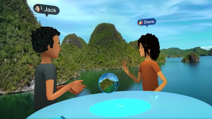 Facebook Spaces, prostor, kde můžete sdílet virtuální realitu se svými přáteli