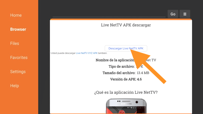 živé net tv stáhnout apk firestick