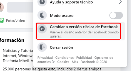 Vizuální - Jak se vrátit ke starému rozvržení Facebooku