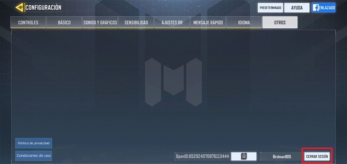 Výjezd z COD Mobile, krok 3