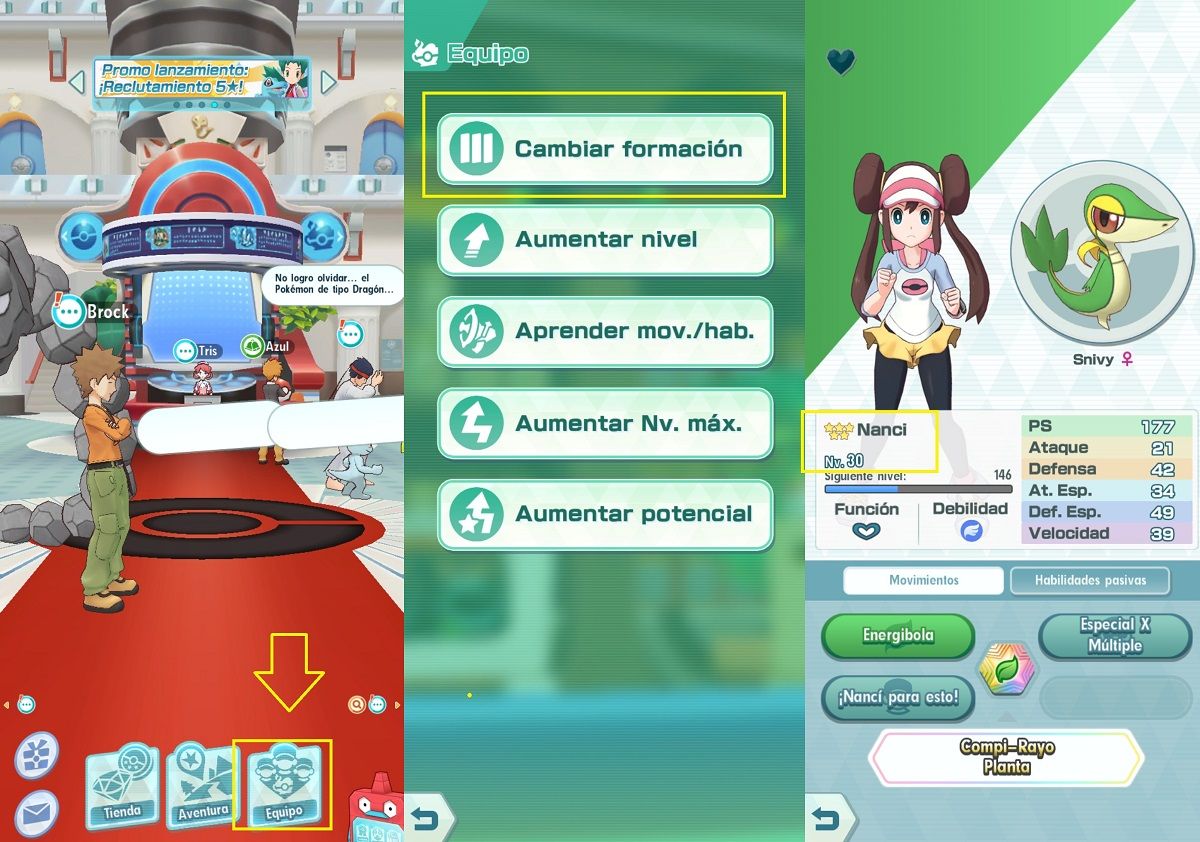 Jak rozvíjet Pokémony v Pokémon Masters