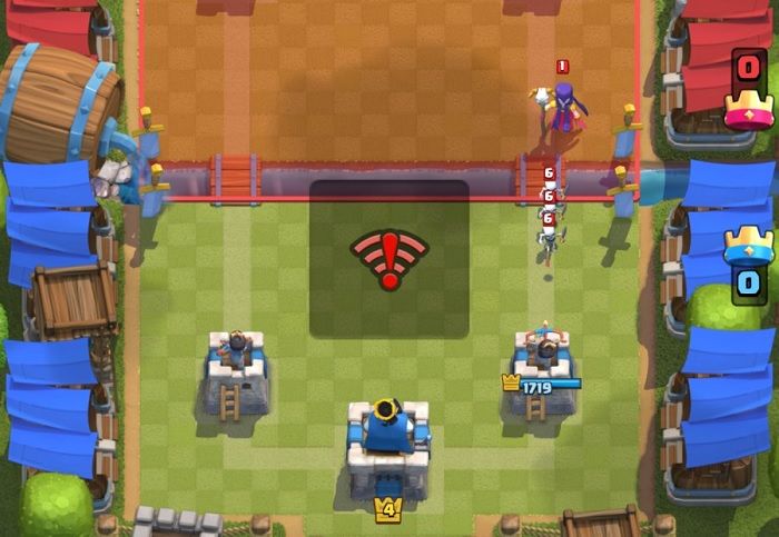 Clash Royale byl odpojen
