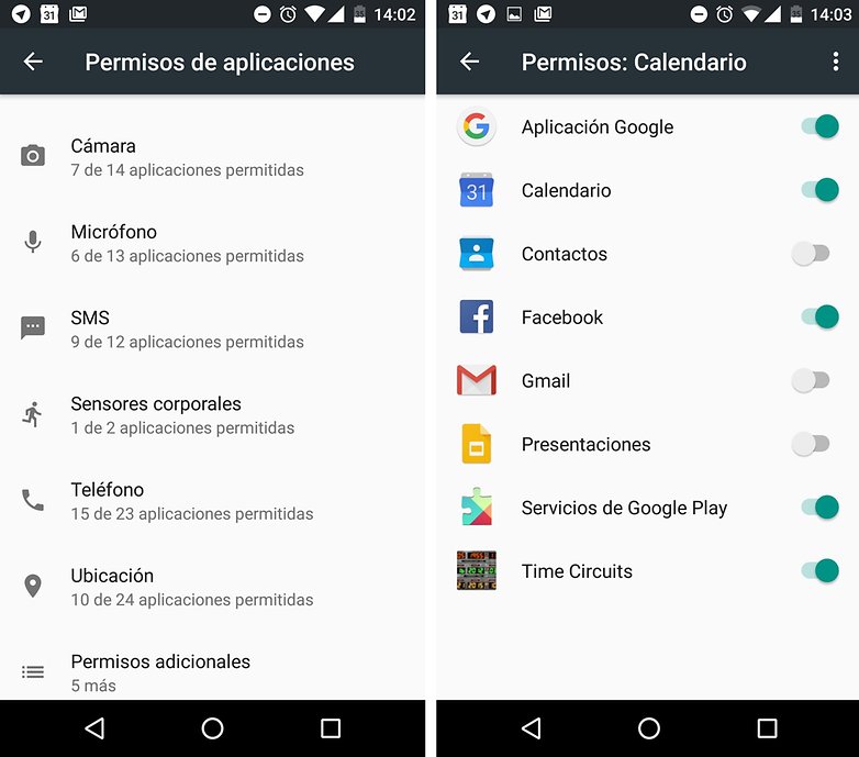 oprávnění aplikací marshmallow