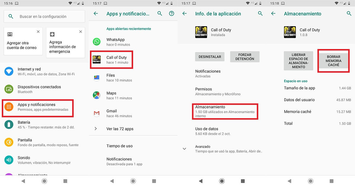 Vymažte mezipaměť Call of Duty Mobile