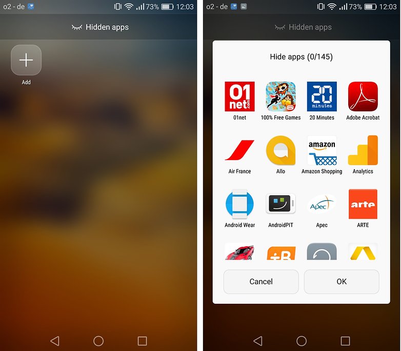 androidpit honor 8 tajných aplikací