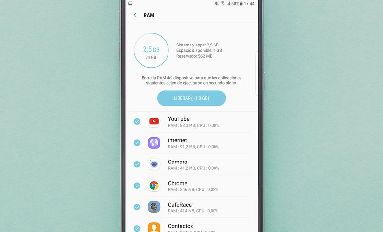 Údržba zařízení Samsung AndroidPIT 05
