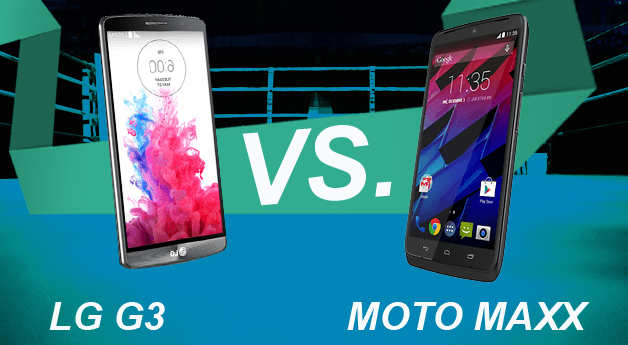 LG G3 vs Motorola Moto Maxx - Srovnání