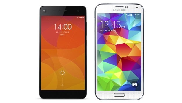 Samsung Galaxy S5 vs Xiaomi Mi4 - Srovnání