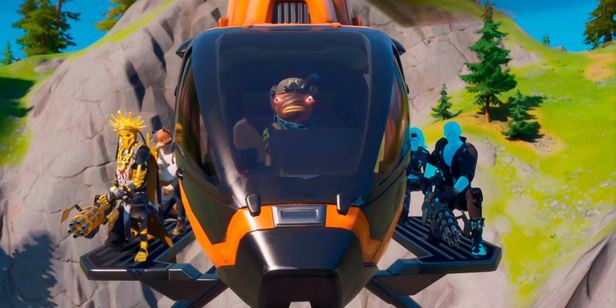 Detaily choppa aircraft fortnite part 2