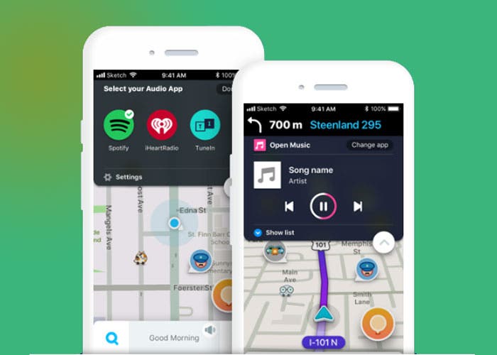 Takže můžete poslouchat hudbu a podcasty, aniž byste opustili navigaci Waze. 7 Takže můžete poslouchat hudbu a podcasty, aniž byste opustili navigaci Waze.