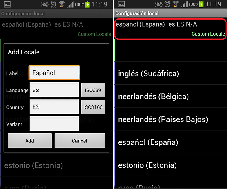 MoreLocale2 Configuration