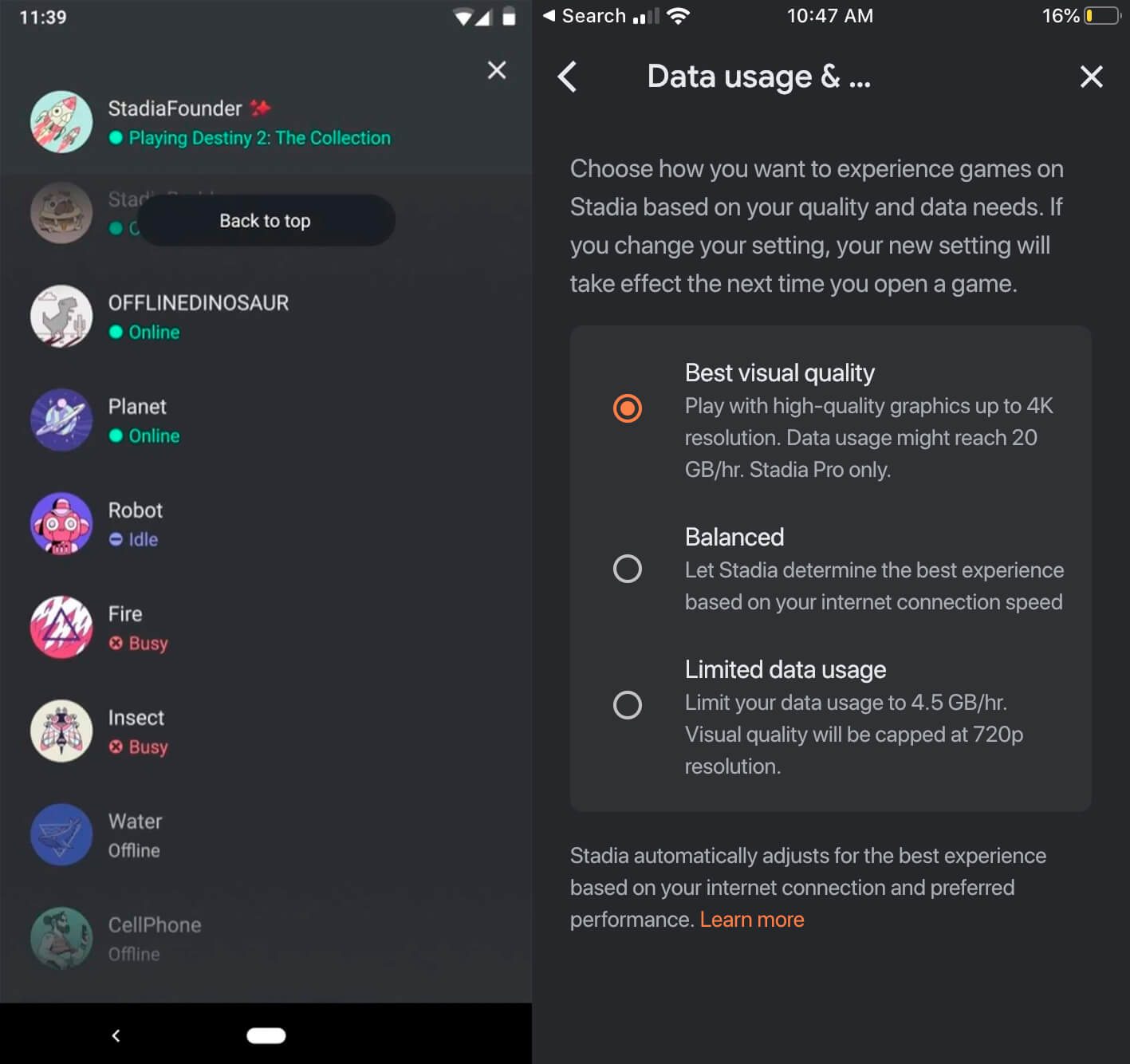 Toto bude rozhraní Google Stadia ve vašem telefonu nebo televizi 1603109729 378 Toto bude rozhrani Google Stadia ve vasem telefonu nebo televizi