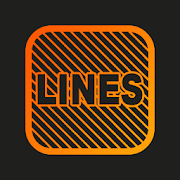 Lines Square - Neon Icon Pack