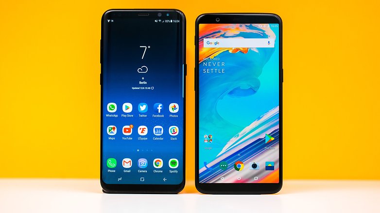 AndroidPIT OnePlus 5t vs Samsung Galaxy S8 Plus 6719