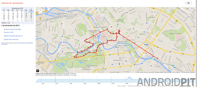 historie map Google