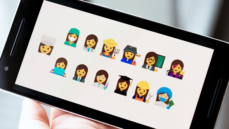 androidpit google nové ženské emodži