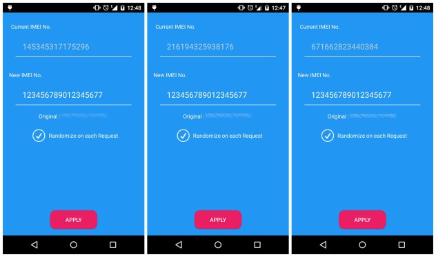 Změňte číslo IMEI pro Android