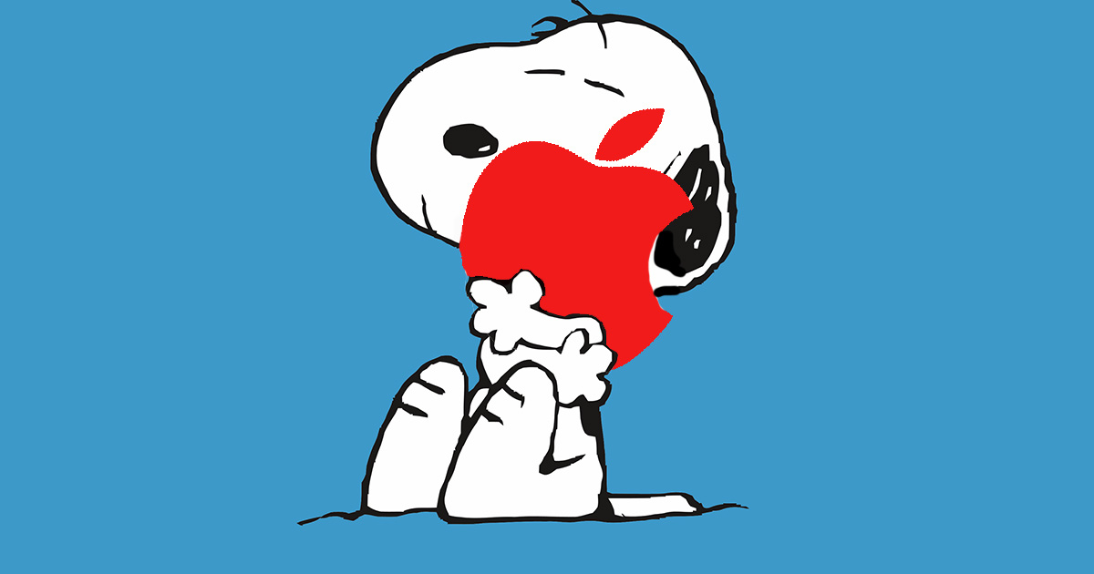 Apple vytvoří novou sérii jedné z nejslavnějších kreseb vůbec: Snoopy